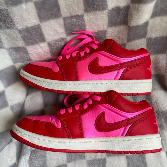 Nike Air Jordan 1 Low SE Pink Blast Valentine - Picture 1 of 7